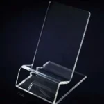 Clear Acrylic Phone Mount Holder Mini Portable Display Stand Rack Stand for Cell Phone Display