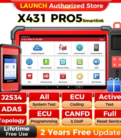 NEW Launch X431 PRO 5 PRO5 Car Diagnostic Tools J2534 Programming Auto OBD2 Scanner Diagnosis Automotive Tool pk X-431 V+ 1