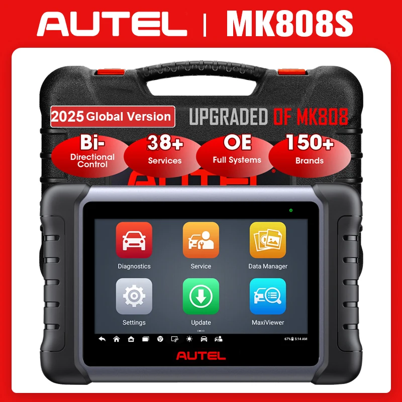 Car Diagnostic Tool Autel MaxiCOM MK808 MK808S OBD2 Scanner Bi-directional Control Diagnosis Automotive Tools TPMS Code Reader Car Diagnostic Tool Autel MaxiCOM MK808 MK808S OBD2 Scanner Bi-directional Control Diagnosis Automotive Tools TPMS Code Reader