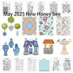 Floral Metal Cutting Dies and Stamps for Zelia’s English Garden Stencils Scrapbooking DIY Decoration Craft Embossing New 2025