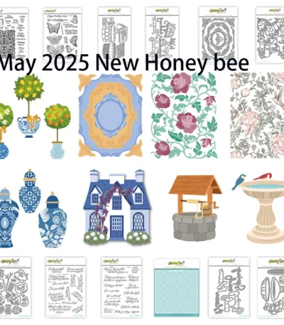 Floral Metal Cutting Dies and Stamps for Zelia's English Garden Stencils Scrapbooking DIY Decoration Craft Embossing New 2025 1