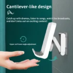 Wall-mounted Phone Stand  Lazy Person’s Phone Stand Bathroom Kitchen Bedside Hole-free Phone Stand  Desktop Stand