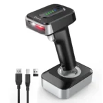 Eyoyo Auto-sensing Screen Scanning 1D Bluetooth Barcode Scanner With 2500mAh Power Indicator Wireless 2D QR Code Reader 4-mil