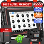 Autel MaxiCOM MK900 BT MK900BT 8 Inch Car Diagnostic Tools 40+ Services CAN FD DOIP OBD2 Scanner Upgrade of MK808BT Pro MK808S