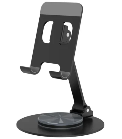 Metal 360° Rotating Desk Mobile Phone Holder Stand for iPhone Cellphone Smartphone Mobile Phones Ipad Telephone Reader 1