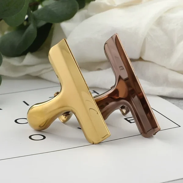 Plating Stainless Steel Paper Clips Office Paper Organizer Student Teacher Stationery School Office Business Supplies