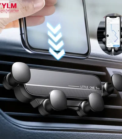 Gravity Car Phone Holder Air Vent Mount Cell Phone Holder in Car Mobile Support For iPhone 13 12 Xiaomi Universal GPS Stand 1
