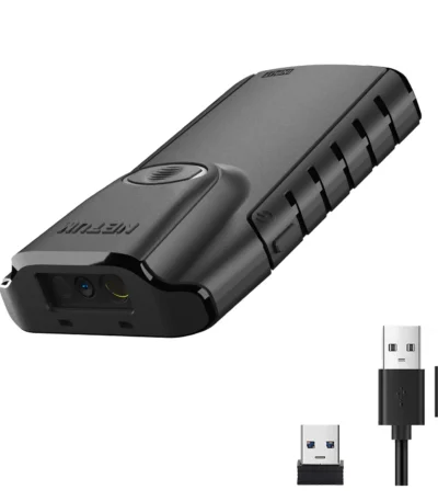 NETUM E800 Bluetooth 2D Barcode Scanner Pocket Wireless QR Reader Data Matrix PDF417 IOS Android Windows 1