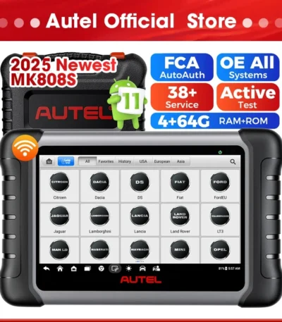 Diagnostic Tools Autel MK808S Car diagnosis Bi-Directional Control Automotive scanner IMMO Key Coding PK MX808S MK808BT PRO 1