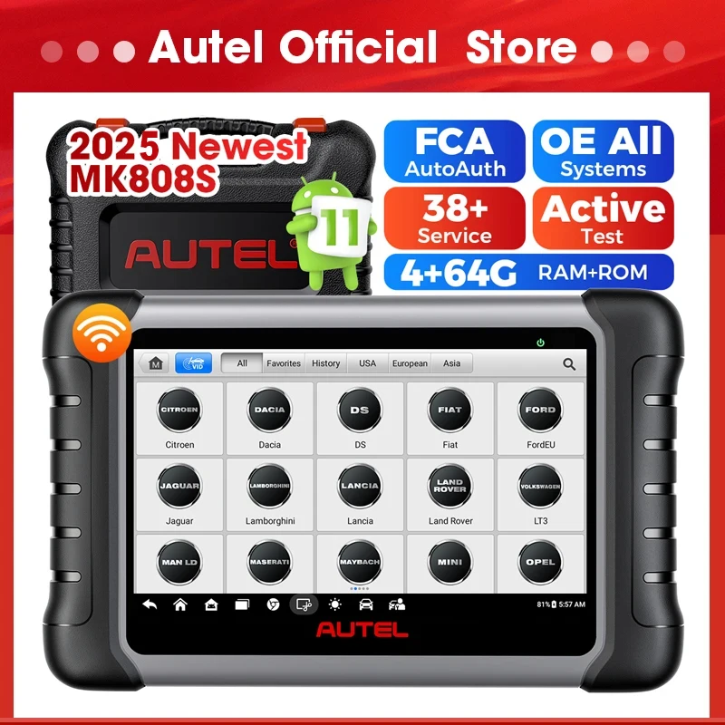 Diagnostic Tools Autel MK808S Car diagnosis Bi-Directional Control Automotive scanner IMMO Key Coding PK MX808S MK808BT PRO Diagnostic Tools Autel MK808S Car diagnosis Bi-Directional Control Automotive scanner IMMO Key Coding PK MX808S MK808BT PRO