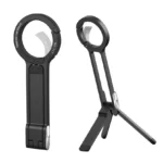 Alloy Phone Tripod Carabiner-Mounted For iPhone Portable Dual-sided Magnetic Tripod Desk Mount Phone Handle Holder