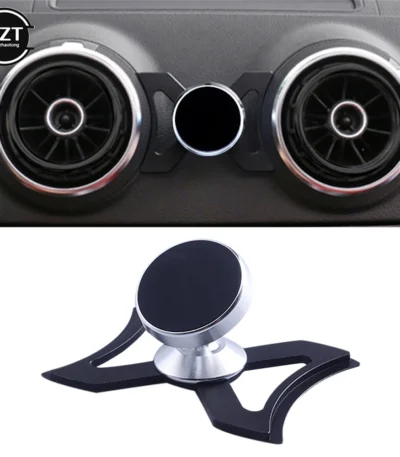 Car Phone Holder for Audi A3 S3 8V Air Vent Mount Car Styling Bracket GPS Stand 360 Degree Rotatable Support Mobile Accessories 1