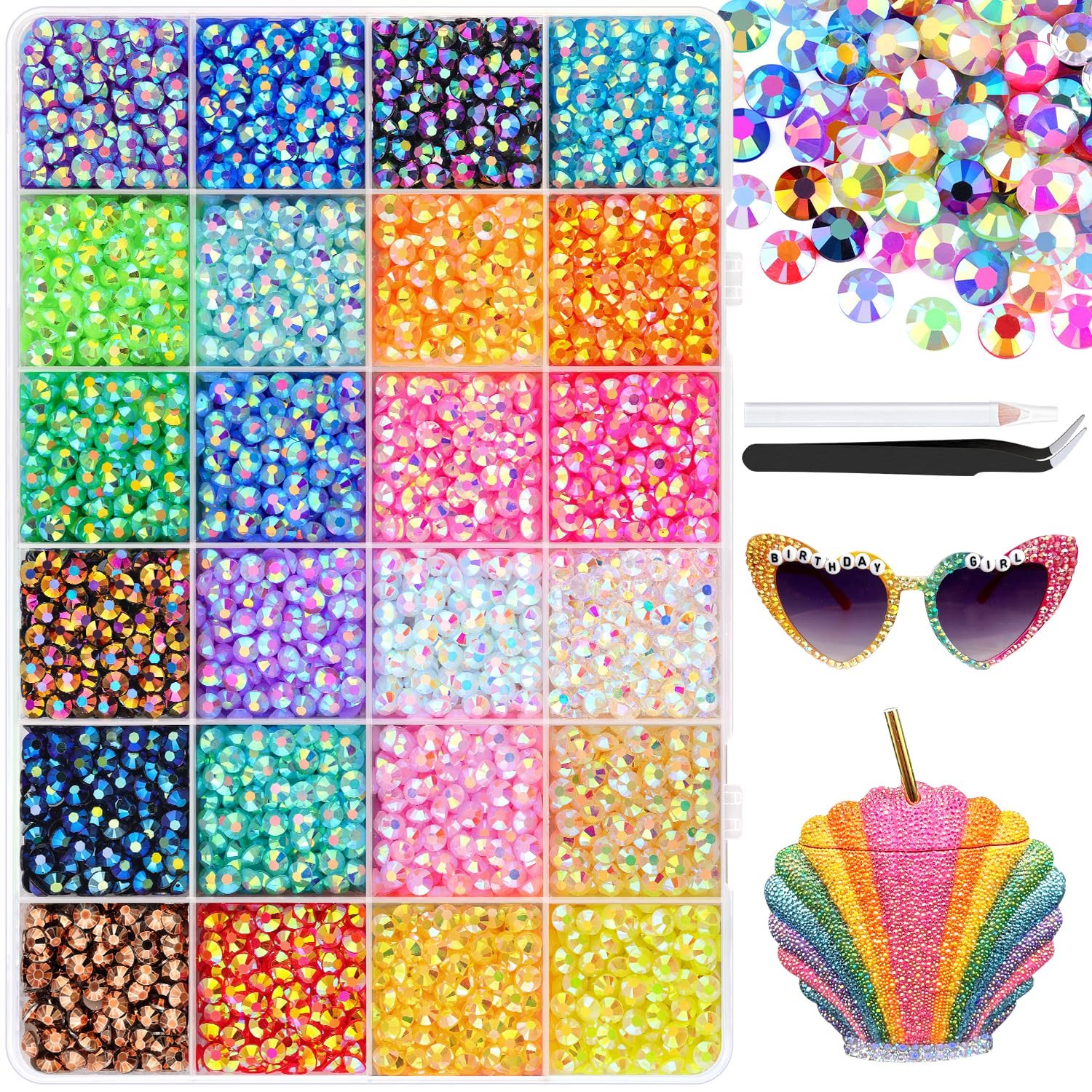 6600pcs mixed color resin rhinestones for crafting 5mm non hotfix flatback gems bedazzling crystal for diy crafts clothing tumblers mugs shoes fabric decor nail art.jpg