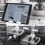 HKYC Acrylic Tablet Stand Desktop Adjustable Folding Holder for Mi Pad 4 Samsung iPad Pro Air Mini 12.9 11 10.2 10.9 Support