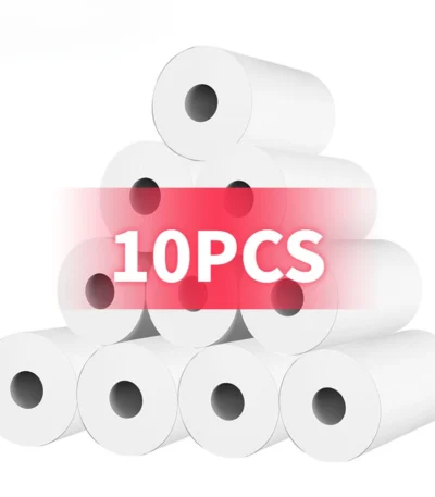 57*25mm 10 Thermal Paper Color White for Children Camera Instant Printer and Kids Camera Printing Paper Replacement Accessories 1