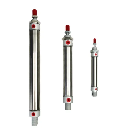 MA 16/20/25/32/40mm Stainless Steel 25-500mm Stroke Double Acting Mini Pneumatic Air Cylinder 1
