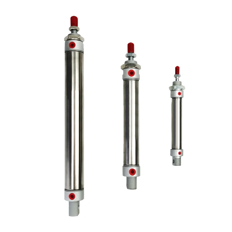 MA 16/20/25/32/40mm Stainless Steel 25-500mm Stroke Double Acting Mini Pneumatic Air Cylinder MA 16/20/25/32/40mm Stainless Steel 25-500mm Stroke Double Acting Mini Pneumatic Air Cylinder