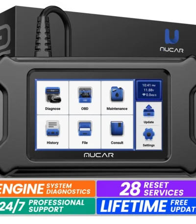 MUCAR CS90 OBD2 Scanner 28 Resets Services Lifetime Free Update Car Tools OBD II Diagnosis Engine Systems Diagnostic Tools 1