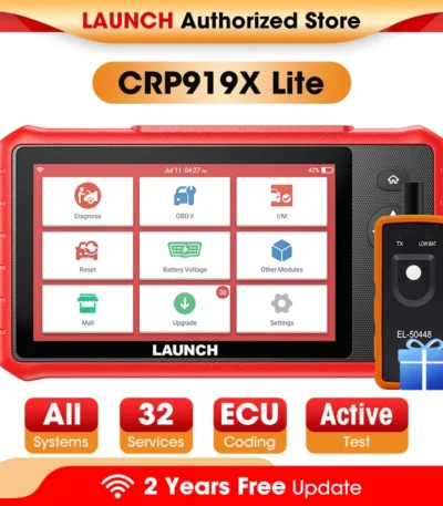 New Arrival LAUNCH X431 CRP919X Lite OBD2 Scanner Car Diagnostic Tool Automotive Scanner Auto Scan Diagnosis X-431 Free Shipping 1