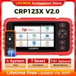 NEW LAUNCH CRP123X V2.0 OBD2 Scanner Car DIY Code Reader Automotive Diagnostic Tools Autoscanner Auto Scan Tool Diagnosis