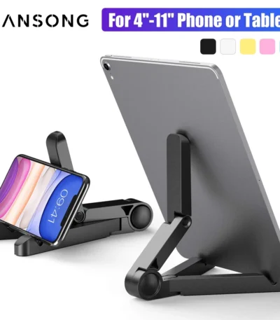 Portable Foldable iPad Stand Compatible 4"-11"Tablet Phone Desktop Plastic Holder For Xiaomi Samsung Huawei Phone Tablet Stand 1