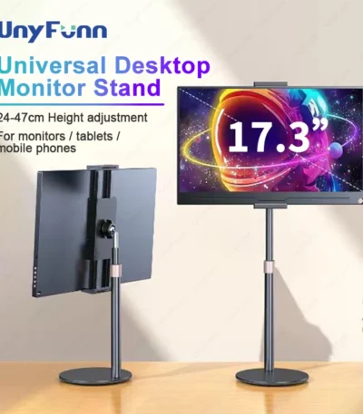 Cdisplay Portable Monitor Stand Adjustable Height Desktop Monitor Bracket for 4.7-17.3 inch Phone Tablet Monitor Support Holder 1