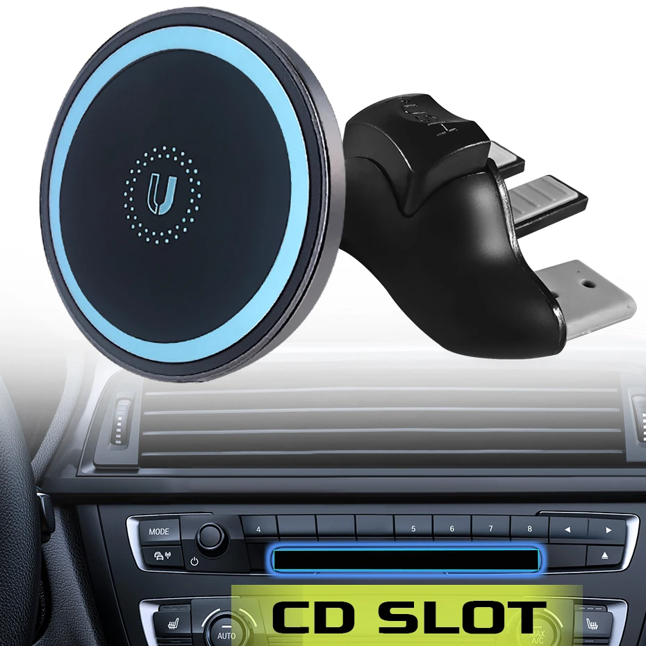 Magnetic Phone Holder Car CD Slot Magsafe Mount Magnet Stand Cell Phone Bracket Holders for Universal Mobile Phone iPhone 1