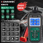2025 NEW Konnwei KW470 OBD2 Scanner Full OBD2 Functions ABS SRS Scan Tool with Active Test 3 Service Oil/SAS/BMS Reset Tool