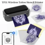 Portable Tattoo Stencil Printer TP31 Bluetooth Mini Thermal Printer for 80mm Transfer Paper, Ideal for Tattoo Artists Designs