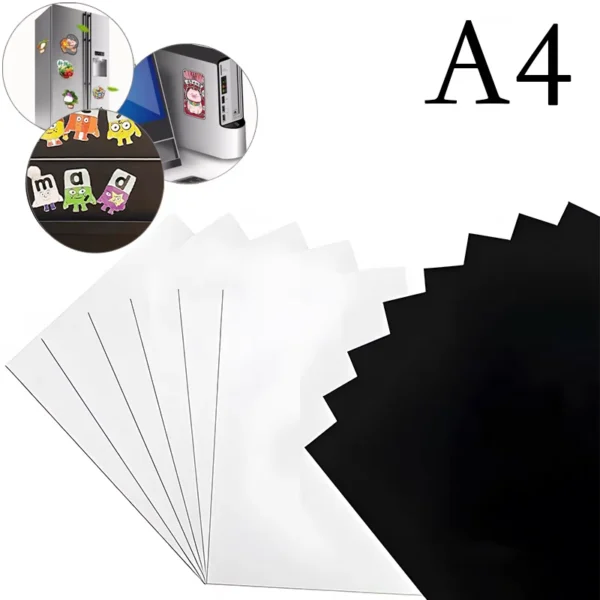 5/10pcs A4 Magnetic Photographic Paper Printable Magnetic Sheets Make DIY Refrigerator Photo Magnet Inkjet Printing Glossy/Matte