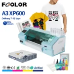 Fcolor Low Budget A3 DTF Printer 30/33cm Roll to Roll with Drying Oven for Epson XP600 Auto Film Feeding Heat Transfer Printing