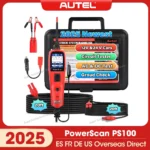 Autel PowerScan PS100 Automotive Circuit Tester, Universal 12V 24V Automotive Power Circuit Probe Kit with 20ft Extension Cable