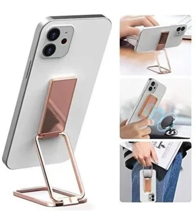 Luxury Cellphone Holder Metal Mobile Phone Stand Square 360° Folding Finger Ring Tablet Alloy Bracket for Samsung iPhone 12 13 1