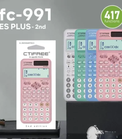 Portable 991ES Plus-2nd Edition Scientific Calculator with Protective Case 417 Function Function Calculato Student Stationery 1
