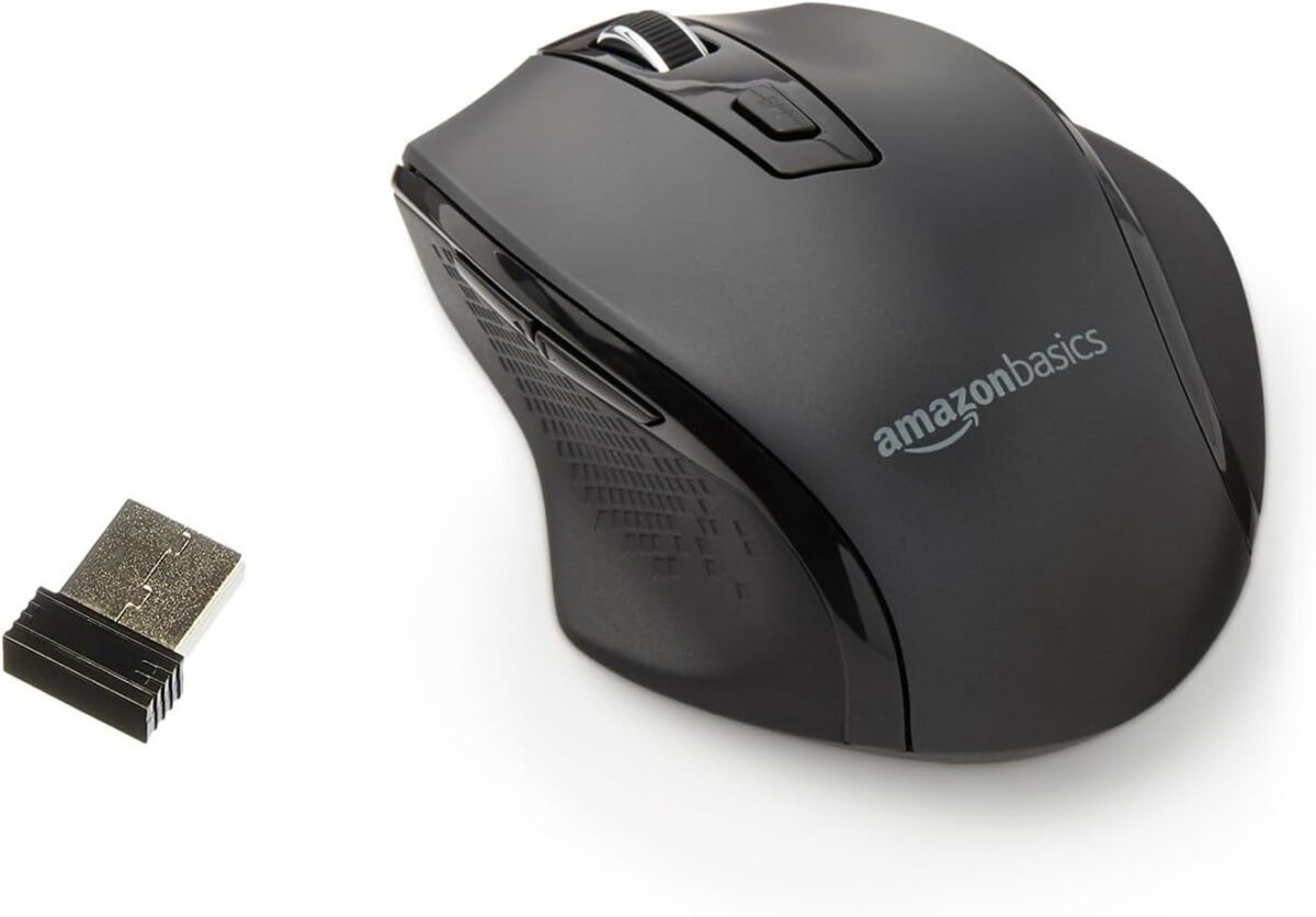 Amazon basics computer mouse wireless ergonomic 2.4 ghz optical dpi adjustable compatible with pc mac laptop black.jpg