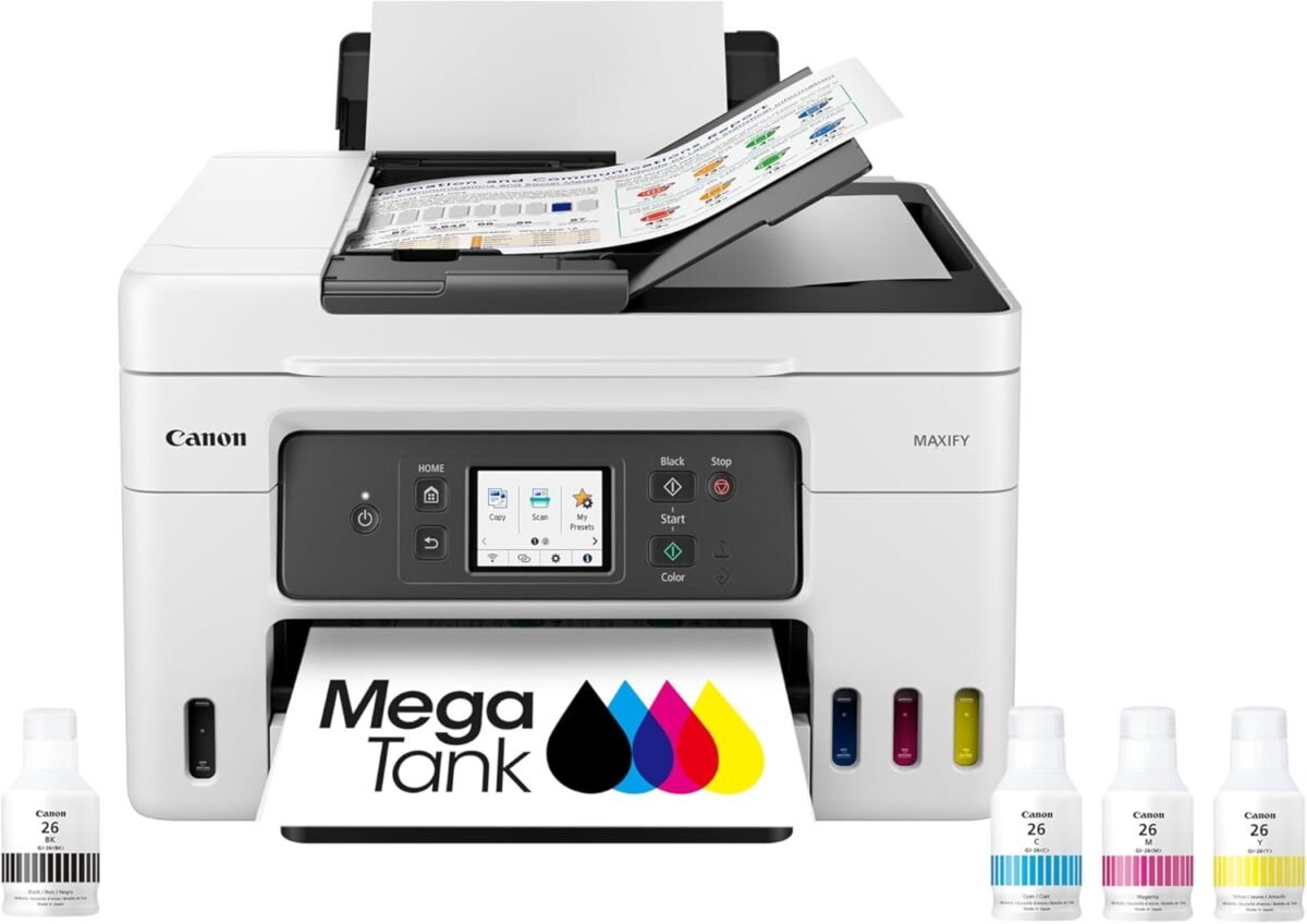 Canon megatank gx4020 all in one wireless supertank printer with print copy scan and fax auto document feeder mobile printing 2.7 lcd touch screen.jpg