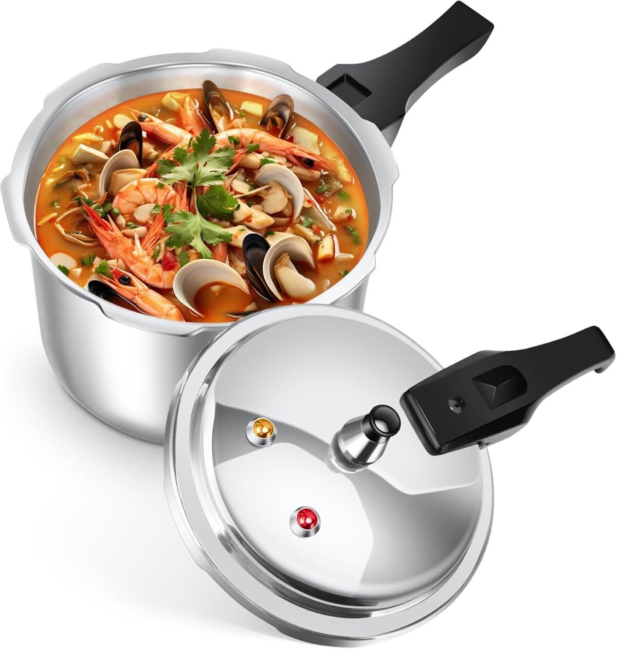 Compact pressure cooker 3.17 quart aluminum alloy pressure cooker 18cm7inch bottom 3l mini pressure cooker for 1 2 person ideal for solo cooking dorms camping gas induction stove compatible.jpg
