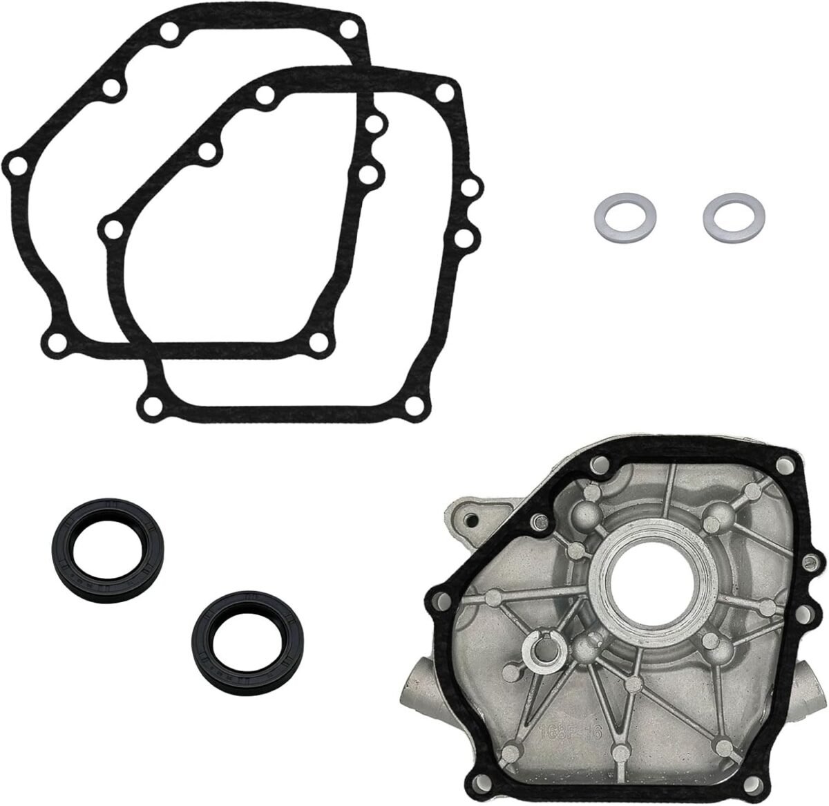 Crank case side cover gasket oil seal kit 212cc cylinder head cover gasket crank case crankshaft oil seal gasket replacement for predator 212 gx200 gx160 go karts mini bikes coleman ct200u.jpg