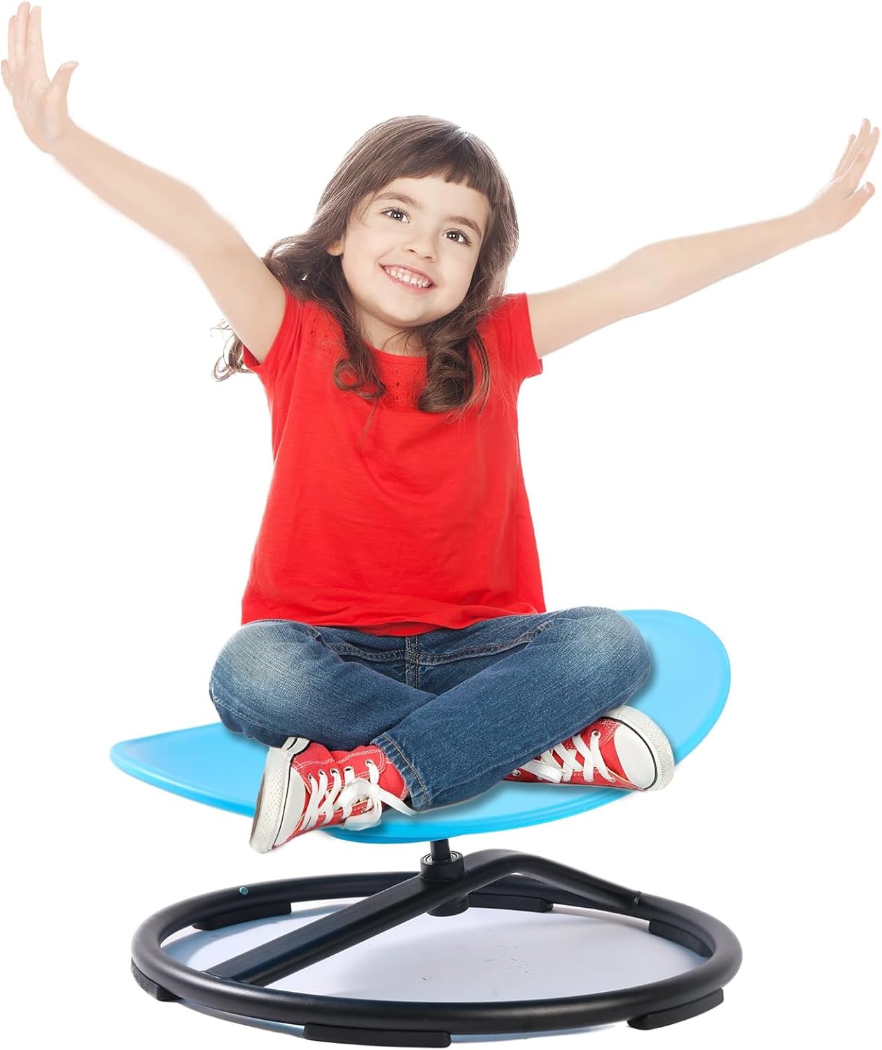 Fanboxk autism kids swivel chairspinning chair for autistic kids adhd childrenchildren training body coordination autism sensory products for ages 3 years and upblue.jpg