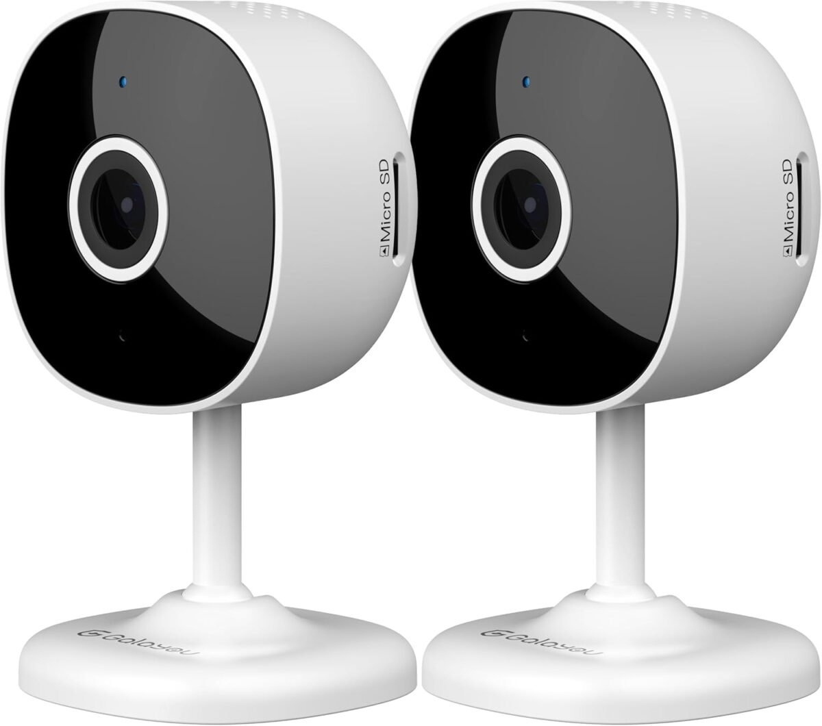 Galayou indoor home security cameras 2k wifi surveillance camera with two way audio for babypetdognanny smart siren with phone app sdcloud storage works with alexa google home g7 2pack.jpg