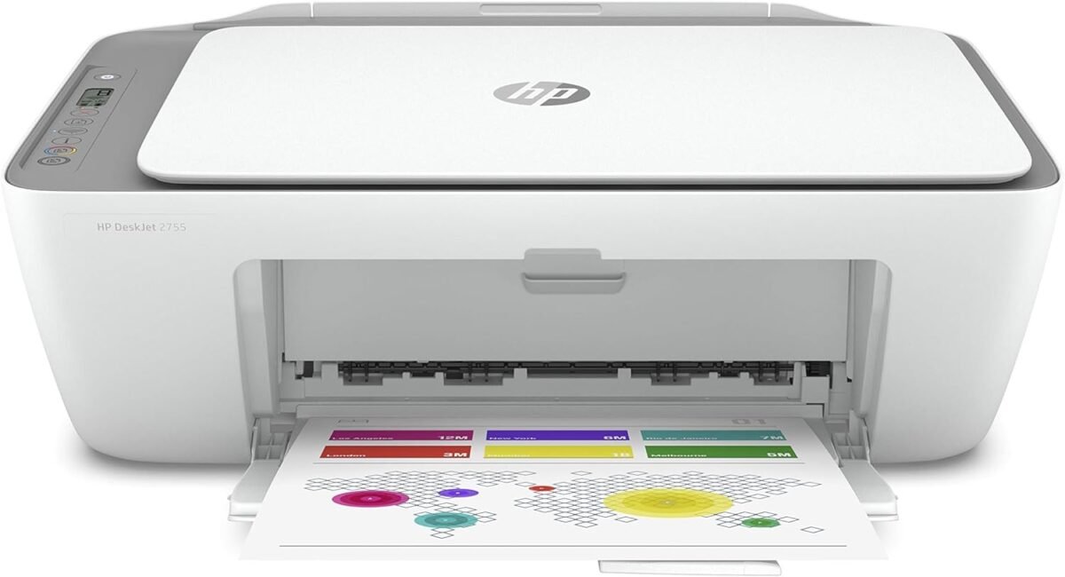 Hp deskjet 2755 all in one wireless printer scanner copier instant ink ready mobile print black 7.5ppm color 5.5ppm wifi inkjet computer printers for home use and office grey renewed.jpg