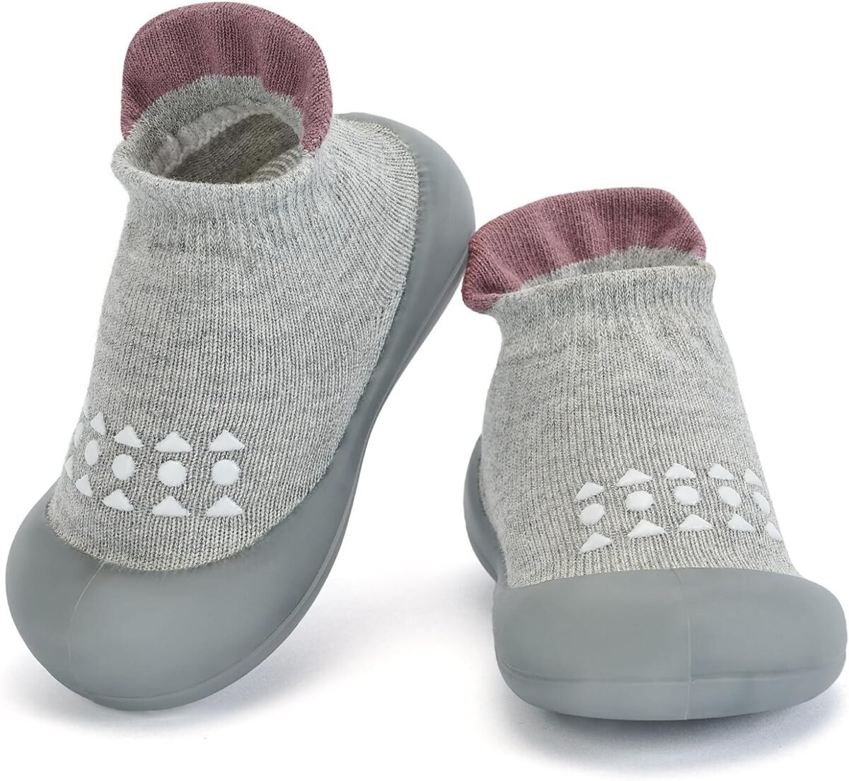 Infant walking shoes baby sock shoes with soft rubber sole non slip toddler slippers for boys and girls breathable sneakers.jpg