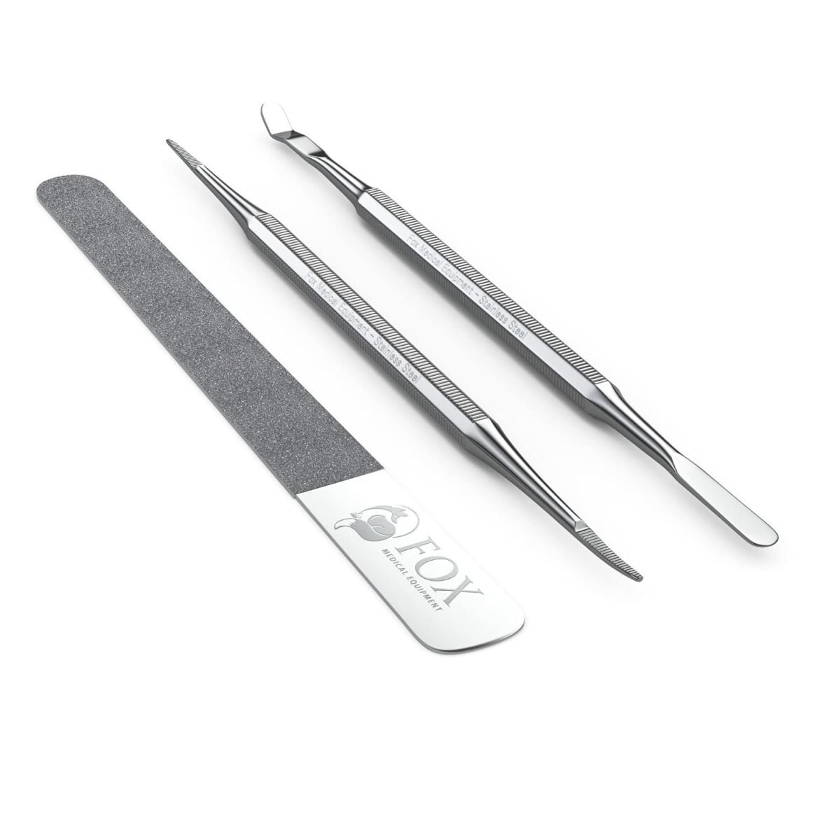 Ingrown toenail treatment kit – diamond file professional toenail lifter tool – surgical stainless steel set for pain free relief precision pedicure safe nail care.jpg