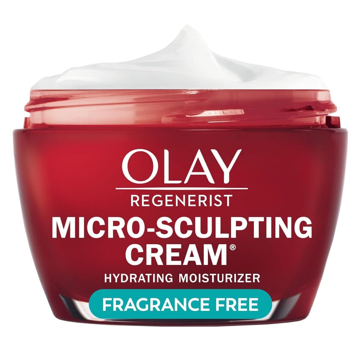 Olay face moisturizer regenerist micro sculpting cream for women fragrance free hydrating anti aging anti wrinkle firming skin care hyaluronic acid niacinamide amino peptides 1.7 oz.jpg