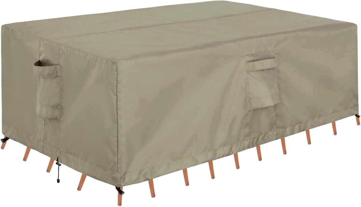 Outdoorlines outdoor waterproof patio table furniture set covers rectangle couch sectional cover outside weatherproof patio furniture covering for deck lawn and backyard 74l x 47w x 28h camel.jpg