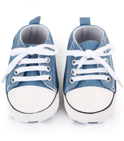 Baby Canvas Classic Sneakers Newborn Print Star Sports Baby Boys Girls First Walkers Shoes Infant Toddler Anti-slip Baby Shoes 1