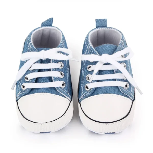 Baby Canvas Classic Sneakers Newborn Print Star Sports Baby Boys Girls First Walkers Shoes Infant Toddler Anti-slip Baby Shoes 1