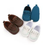 Fashion New Baby Shoes Infant Newborn Boys Girls Crib Shoes Non-Slip Toddlers PU First Walkers