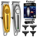 Kemei KM-1949 Gold cutter barber scissors Professional Rechargeable Haircut Machine Men’s Hair Clipper Kemei