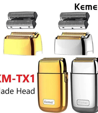 Kemei Professional Replacement Foil and Cutter Blades Set Suitable For KM-TX1 Shaver Original Electric Shavers Blades